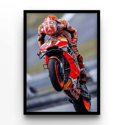 Marc Marquez 5 - A4, A3, A2 Posters Base - Poster Print Shop / Impresiones de Arte / PostersBase