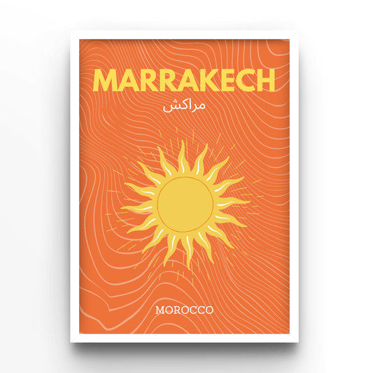 Marrakech - A4, A3, A2 Posters Base - Poster Print Shop / Art Prints / PostersBase