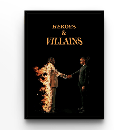 Metro Boomin Heroes & Villains - A4, A3, A2 Posters Base - Poster Print Shop / Art Prints / PostersBase