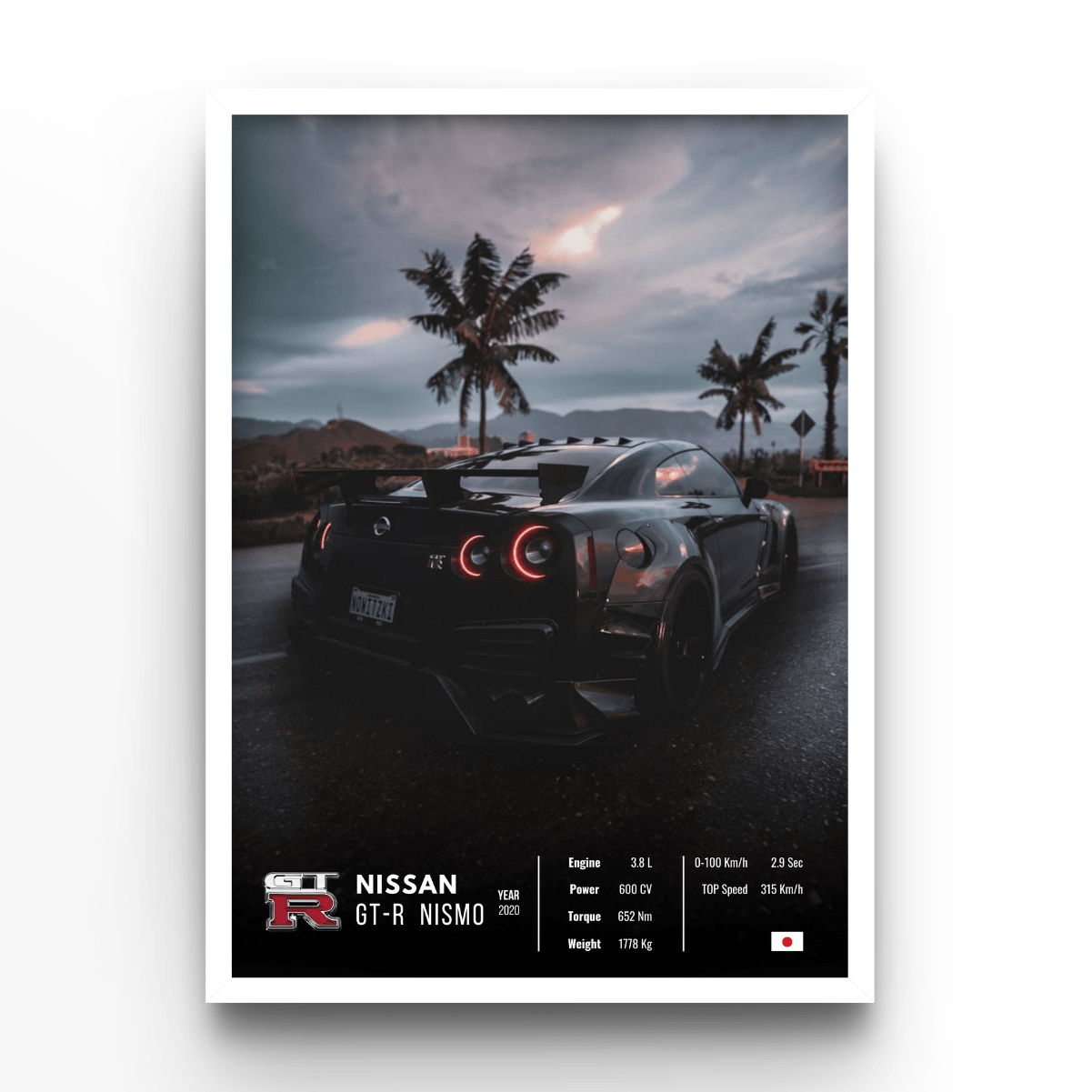 Nissan GT-R Nismo Collector - A4, A3, A2 Posters Base - Poster Print Shop / Art Prints / PostersBase