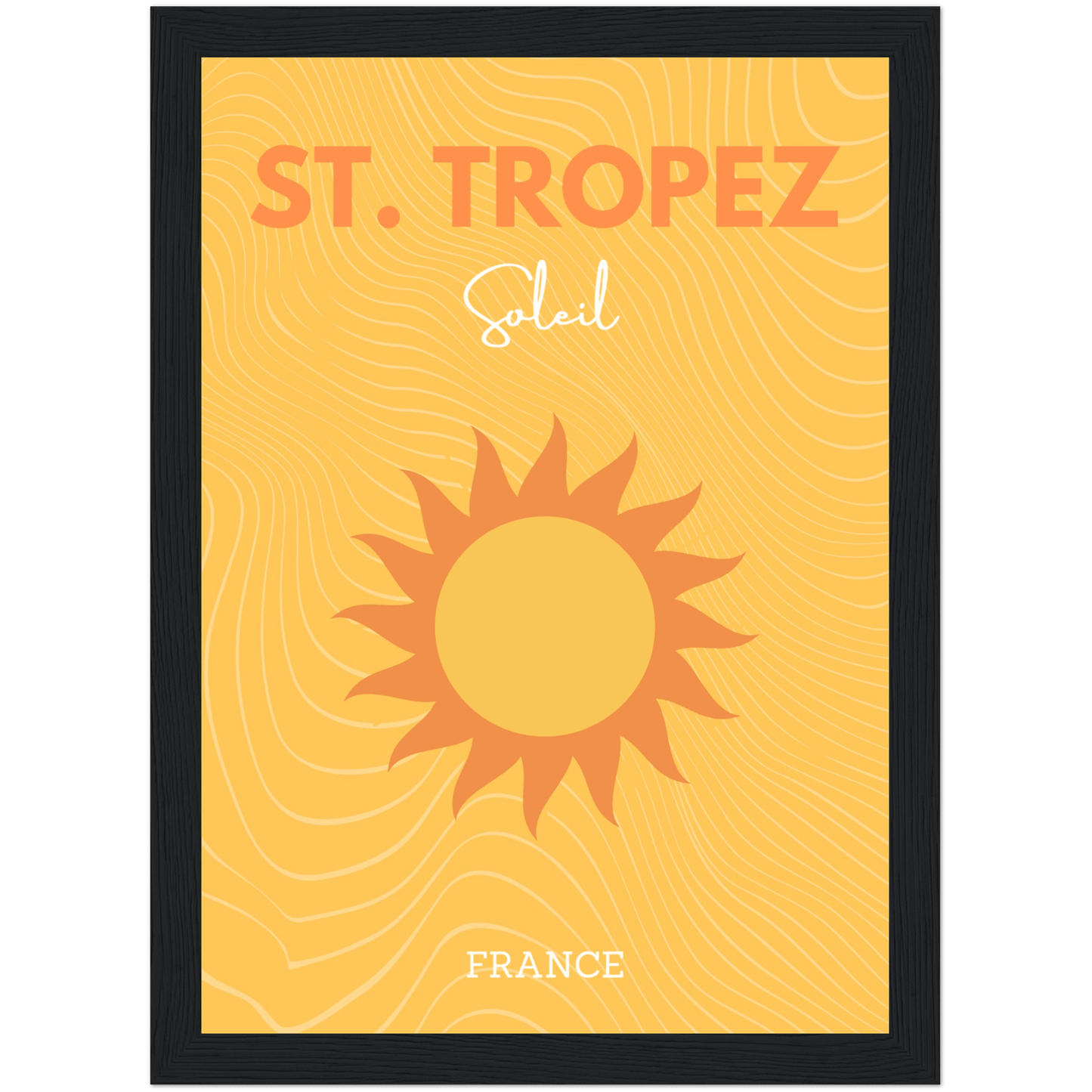 Saint-Tropez - A4, A3, A2 Posters Base - Poster Print Shop / Art Prints / PostersBase