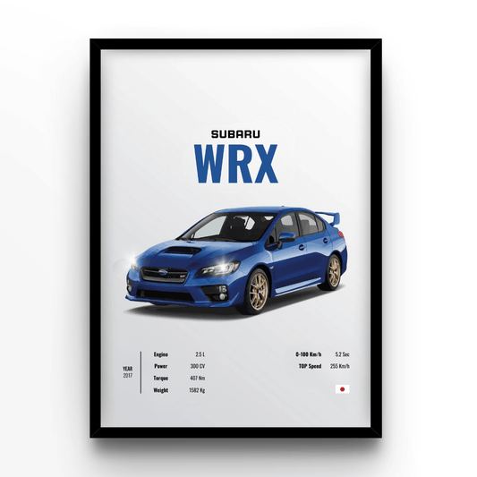 Subaru WRX - A4, A3, A2 Posters Base - Poster Print Shop / Art Prints / PostersBase