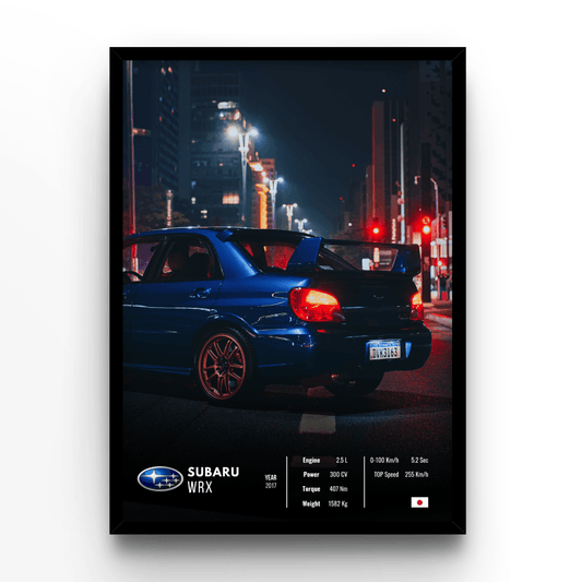 Subaru WRX Collector - A4, A3, A2 Posters Base - Poster Print Shop / Art Prints / PostersBase