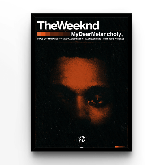 The Weeknd My Dear Melancholy Cover - A4, A3, A2 Posters Base - Poster Print Shop / Art Prints / PostersBase