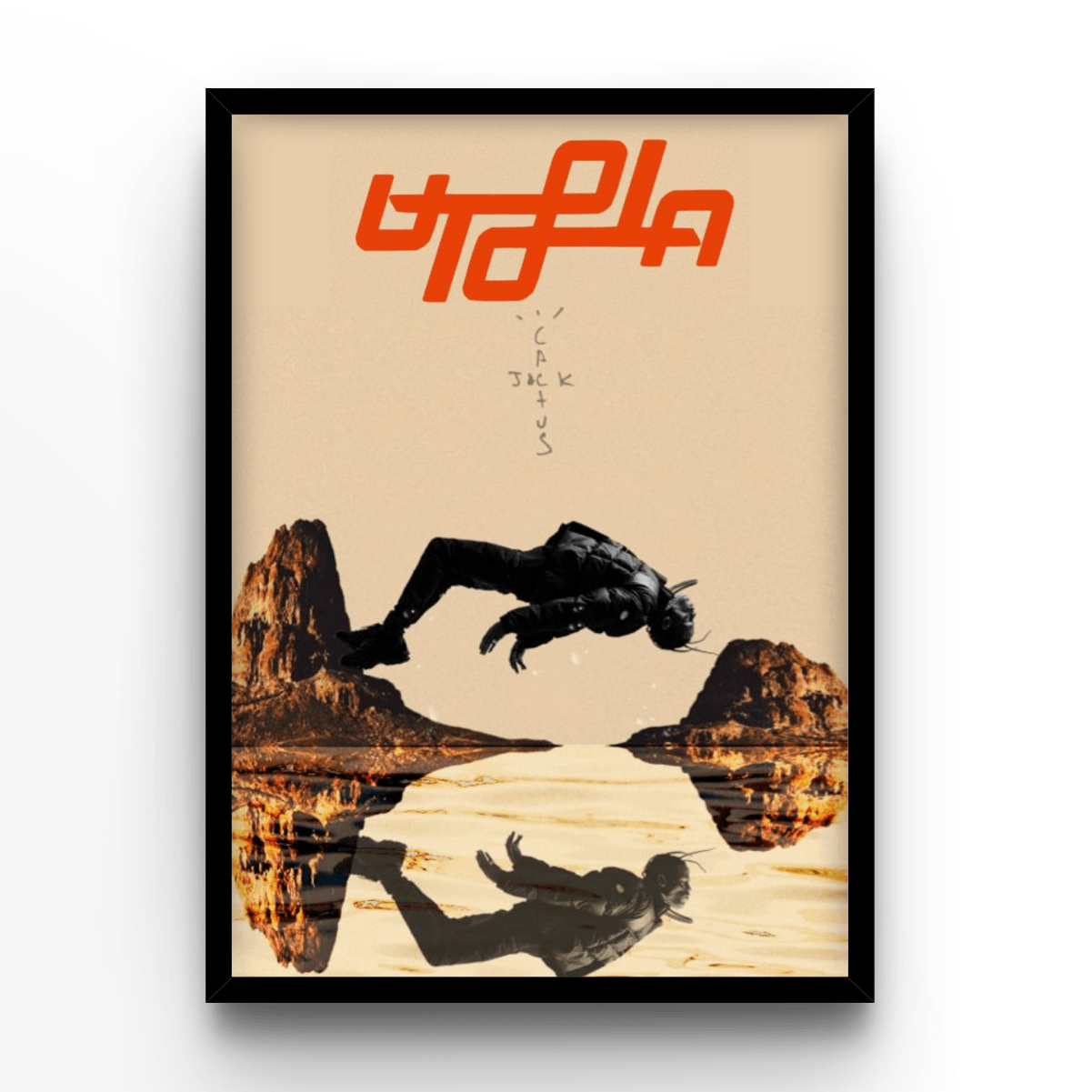 Travis Scott Utopia Cover - A4, A3, A2 Posters Base - Poster Print Shop / Art Prints / PostersBase