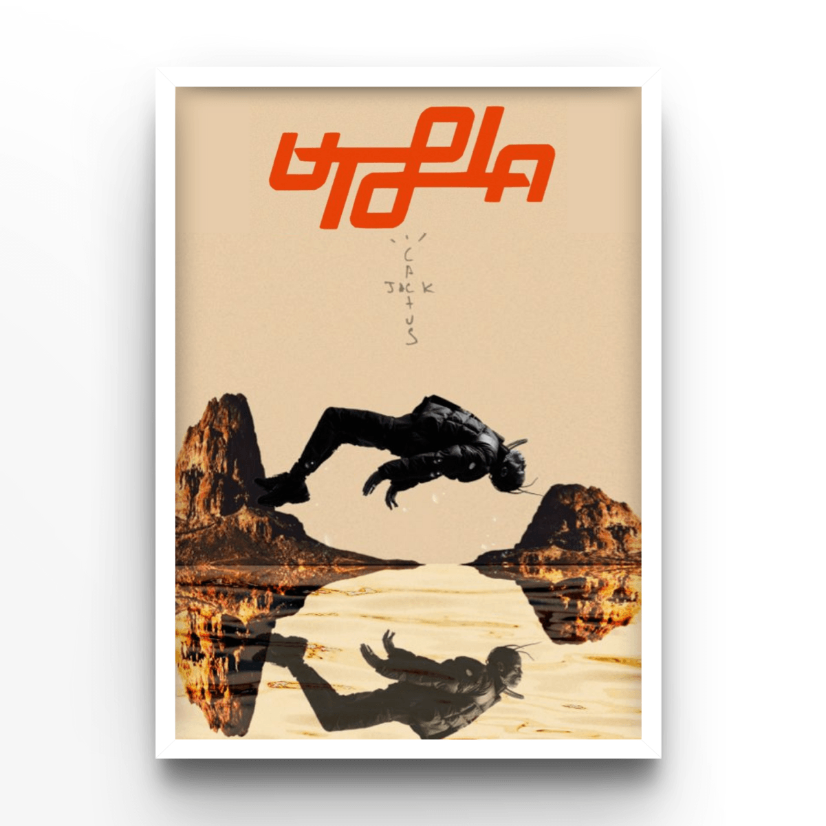 Travis Scott Utopia Cover - A4, A3, A2 Posters Base - Poster Print Shop / Art Prints / PostersBase
