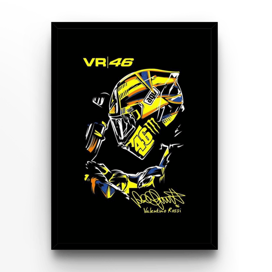 Valentino Rossi 2 - A4, A3, A2 Posters Base - Poster Print Shop / Art Prints / PostersBase