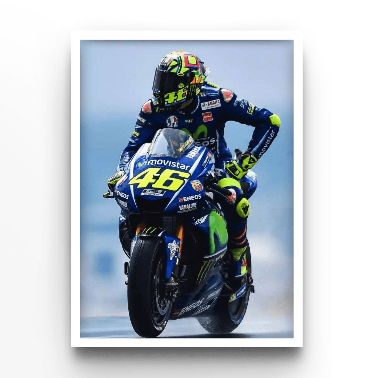 Valentino Rossi 3 - A4, A3, A2 Posters Base - Poster Print Shop / Art Prints / PostersBase