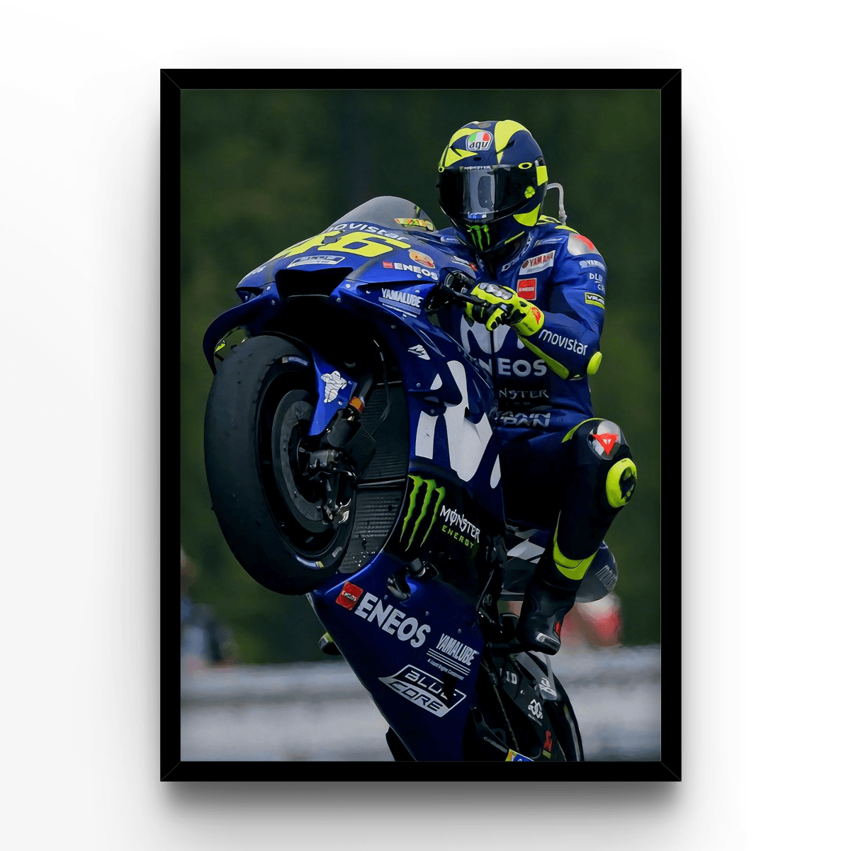 Valentino Rossi 4 - A4, A3, A2 Posters Base - Poster Print Shop / Art Prints / PostersBase